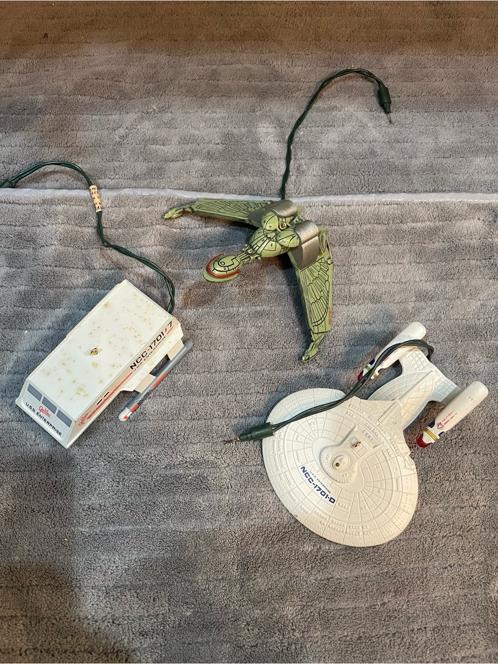 Hallmark Enterprise Star Trek Klingon Christmas Ornament Lot Of 3